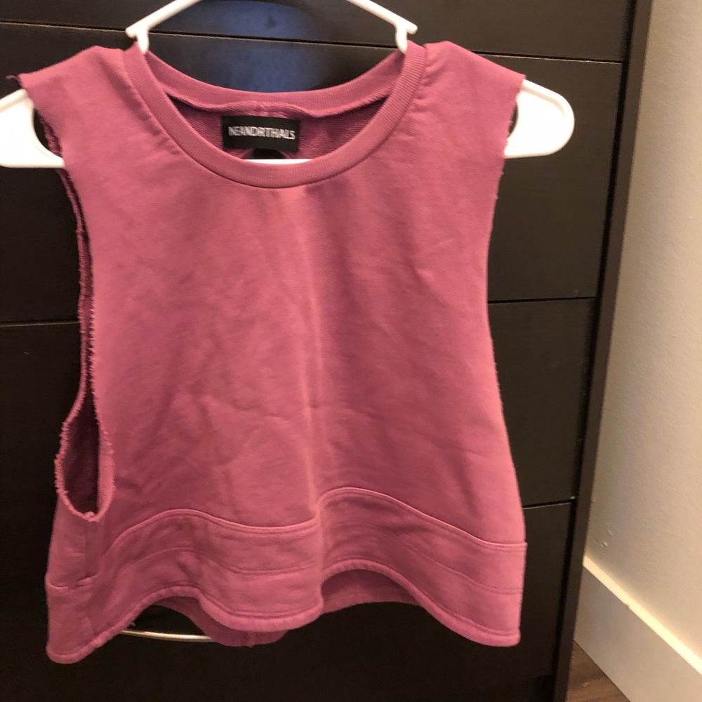 Workout crop tank